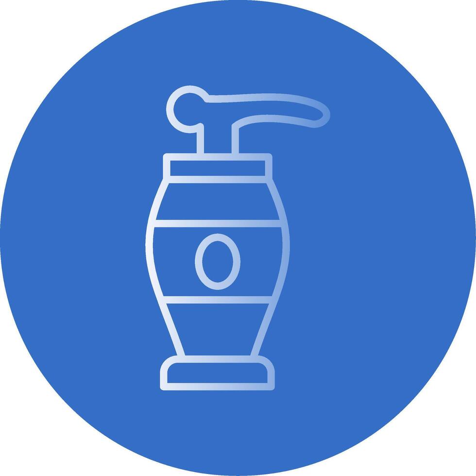 Lotion Flat Bubble Icon vector