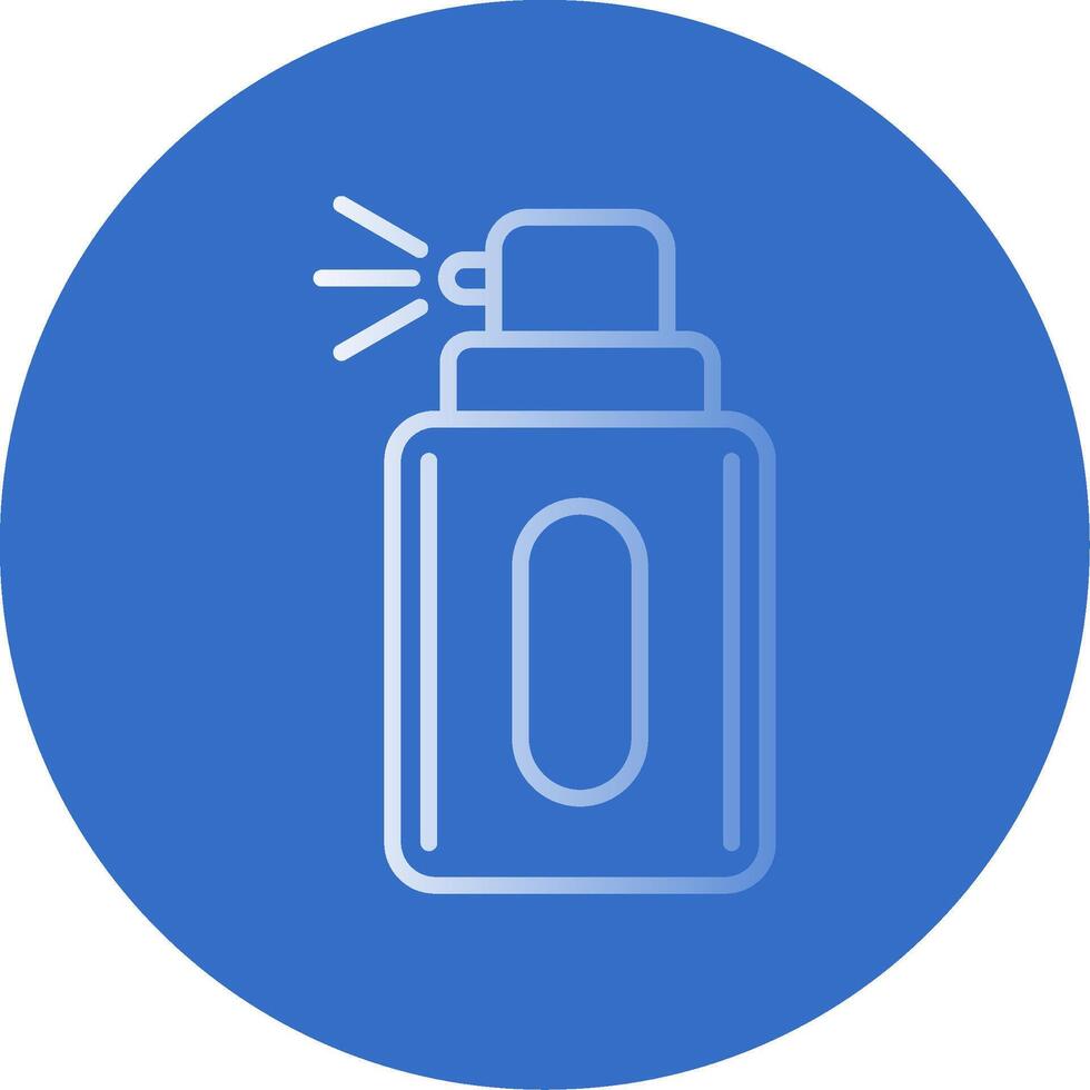 Deodorant Flat Bubble Icon vector