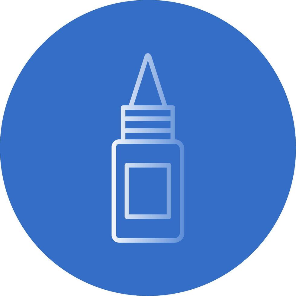 Bottle Flat Bubble Icon vector