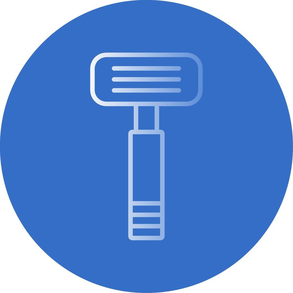 Razor Flat Bubble Icon vector