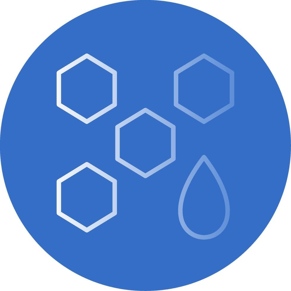 Honey Flat Bubble Icon vector