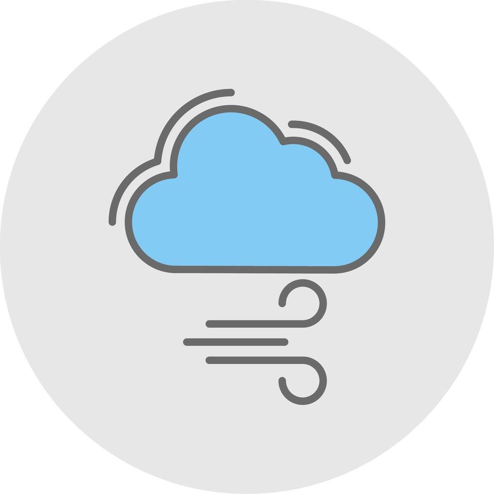 Breezy Line Filled Light Icon vector