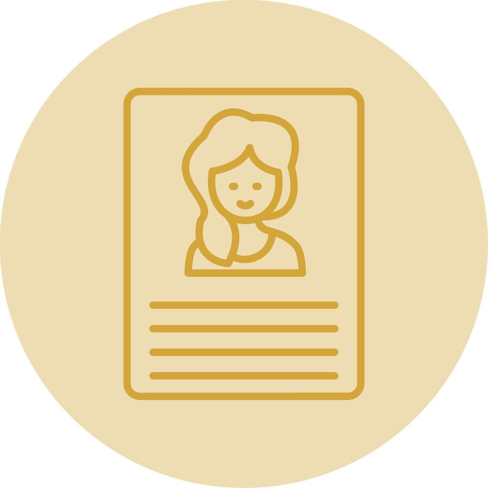 Home Security Line Yellow Circle Icon vector