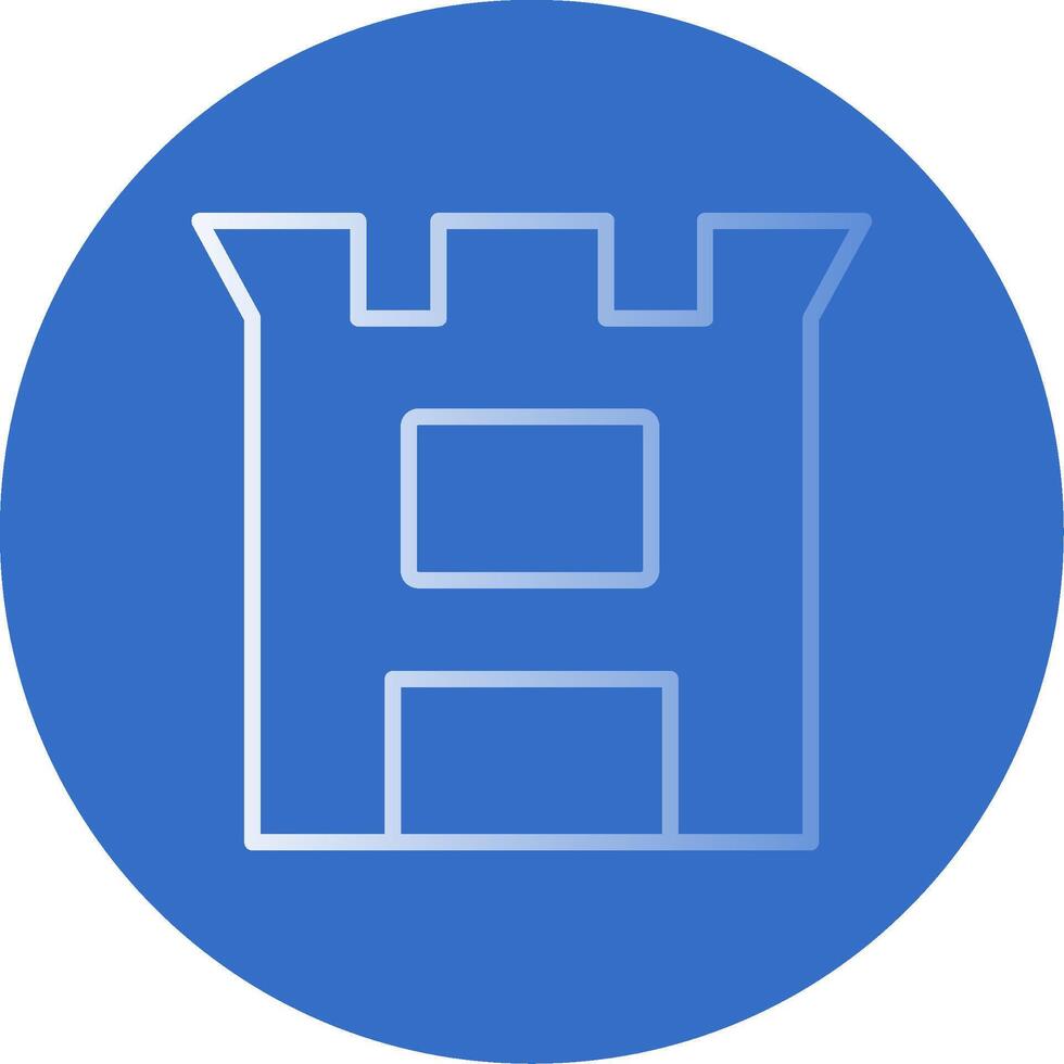 War Flat Bubble Icon vector