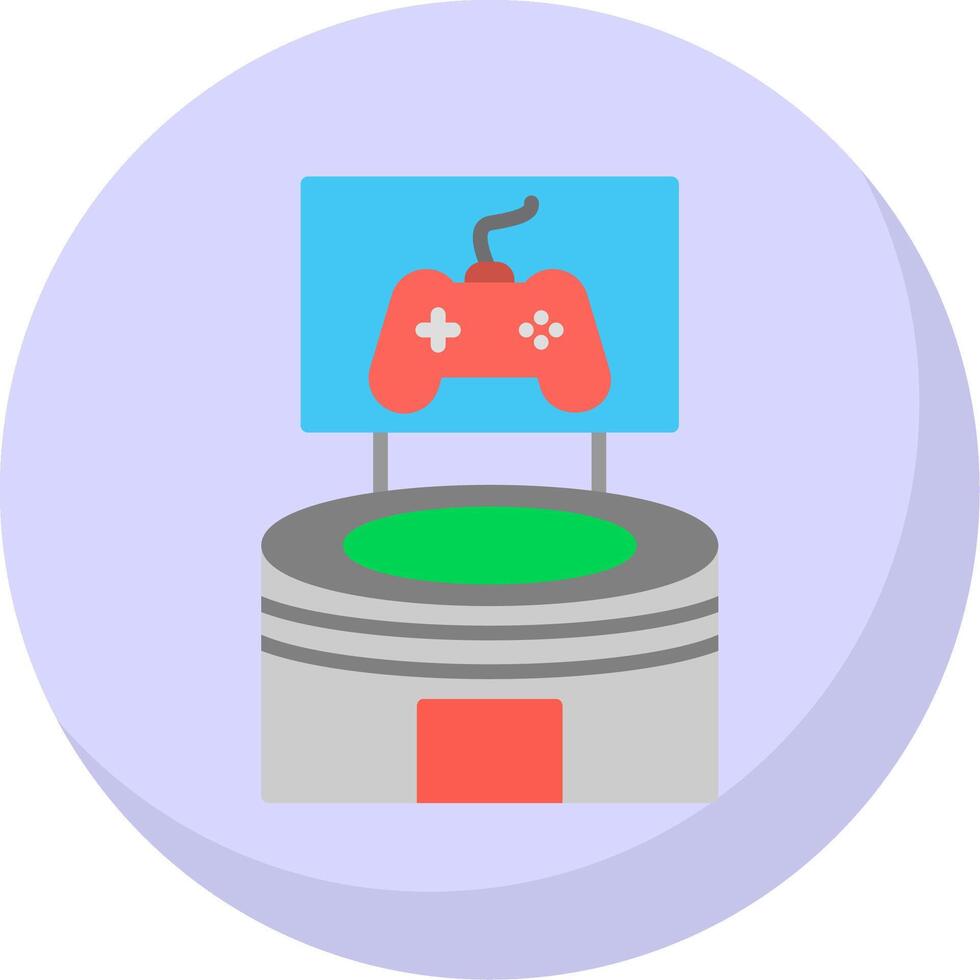 Stadium Flat Bubble Icon vector