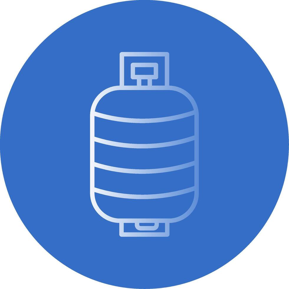 Tank Flat Bubble Icon vector