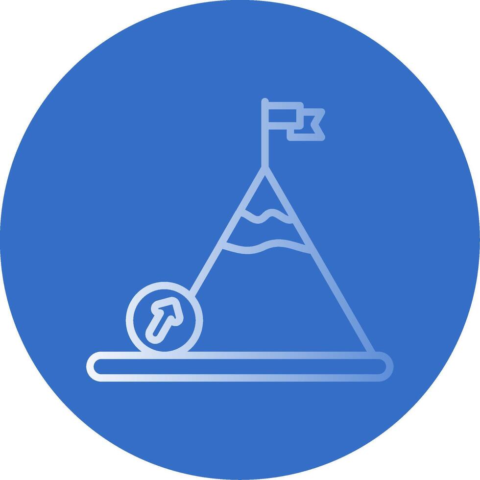 Boulder Flat Bubble Icon vector