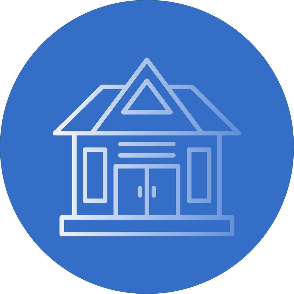 House Flat Bubble Icon vector