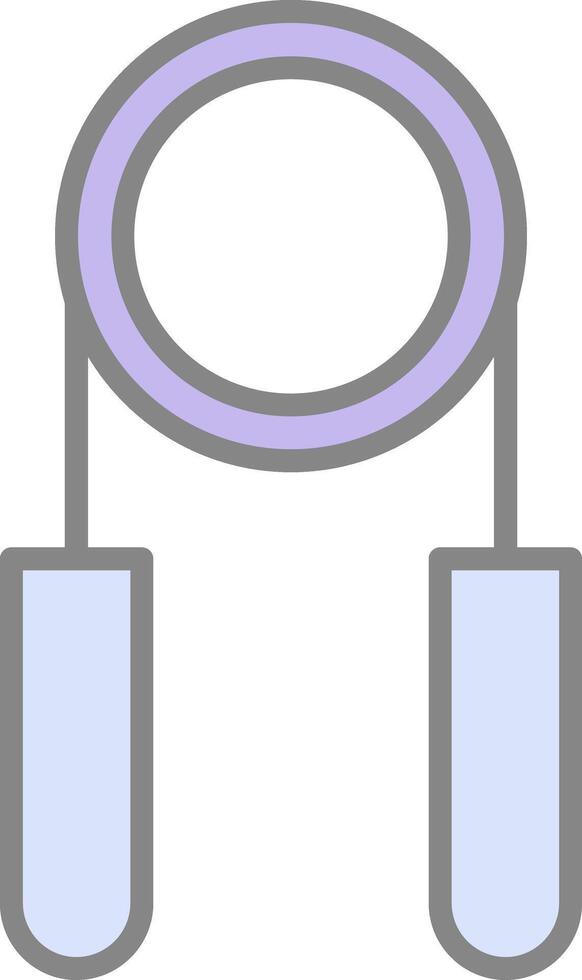 Hand Grip Line Filled Light Icon vector
