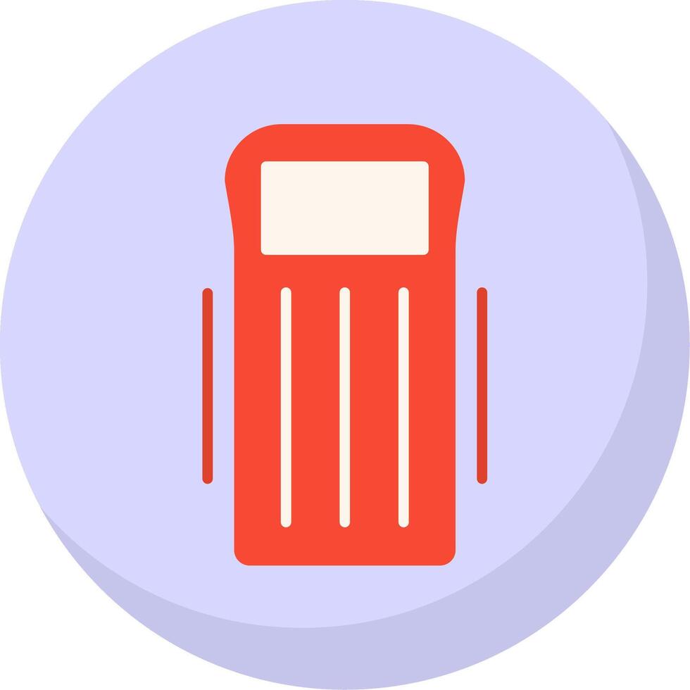 Float Flat Bubble Icon vector