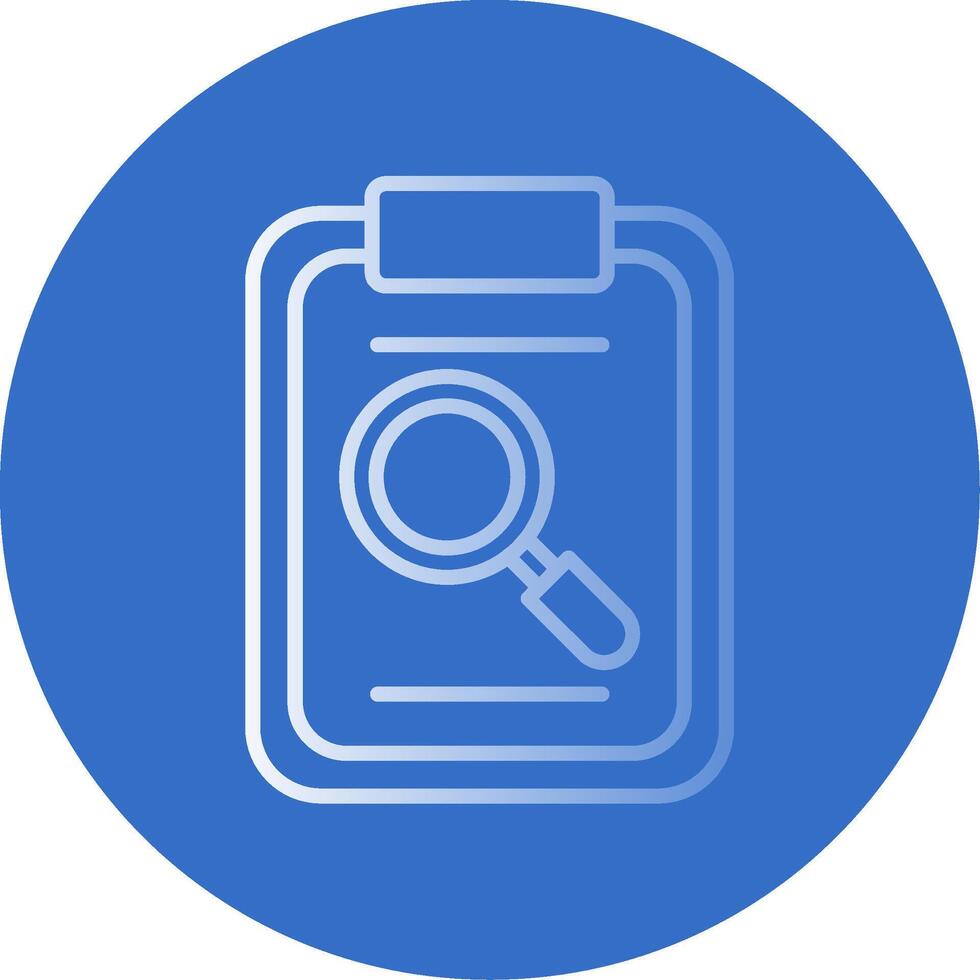 Magnifying Glass Flat Bubble Icon vector