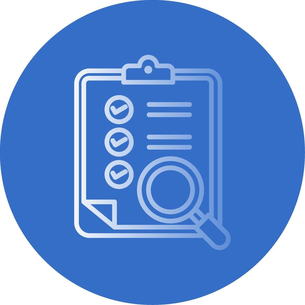 Clipboard Flat Bubble Icon vector