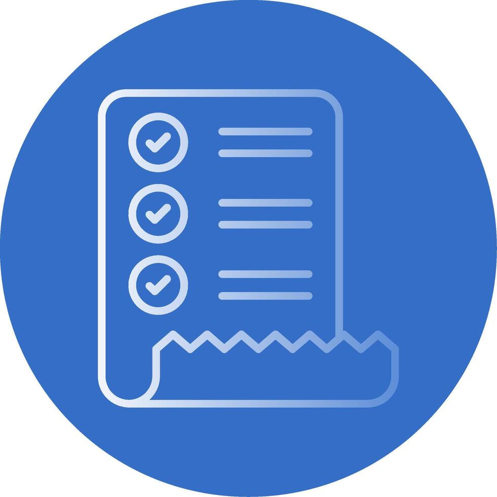 Check List Flat Bubble Icon vector