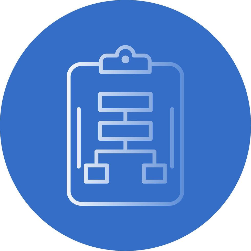 Planning Flat Bubble Icon vector