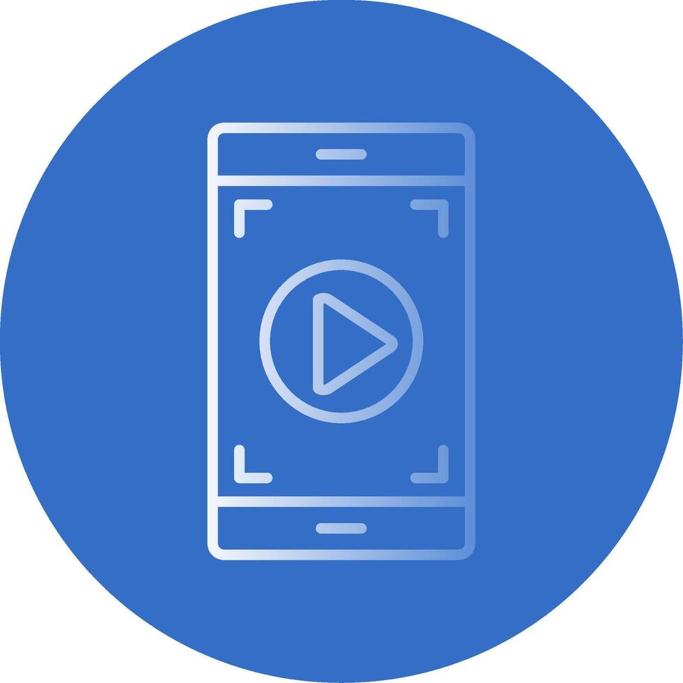 Smartphone Flat Bubble Icon vector