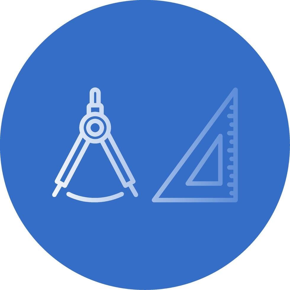Geometry Flat Bubble Icon vector