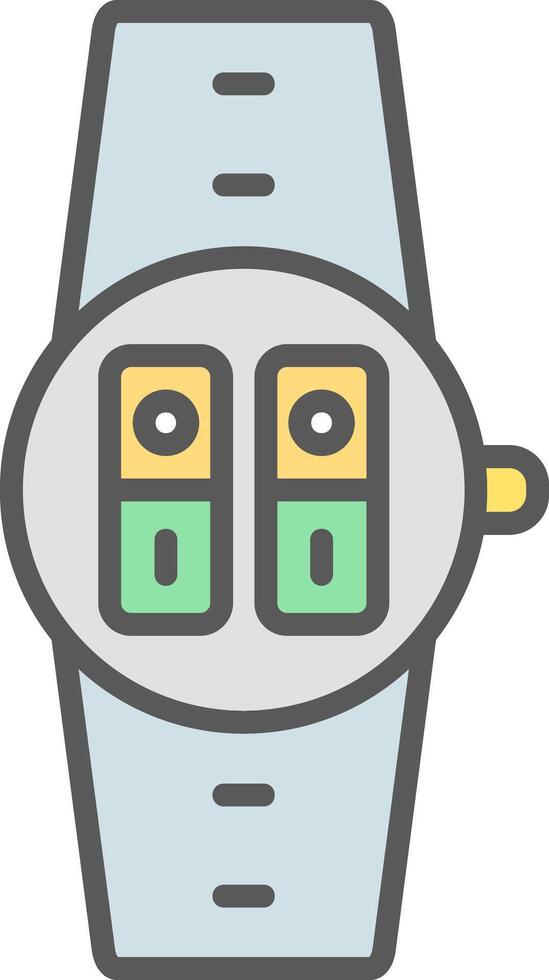 Switches Line Filled Light Icon vector