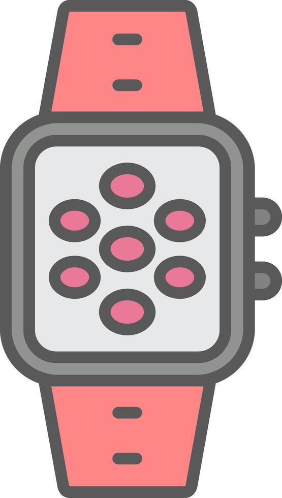Apps Line Filled Light Icon vector