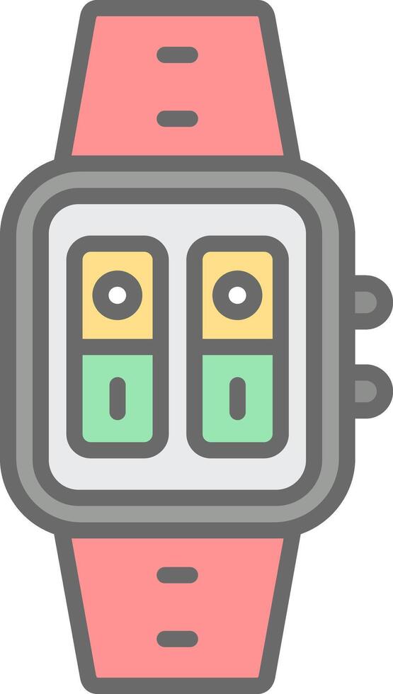 Switches Line Filled Light Icon vector