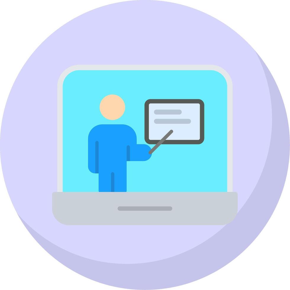 OnFlat Bubble Education Flat Bubble Icon vector