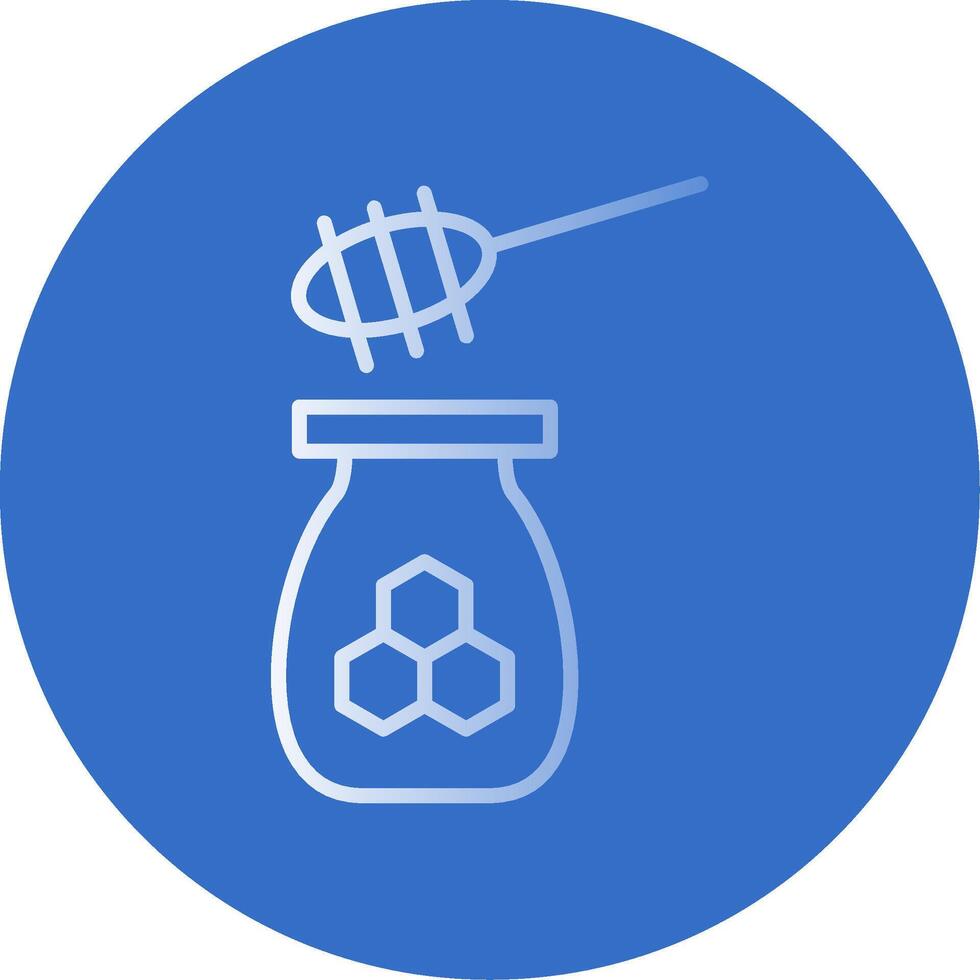 Honey Flat Bubble Icon vector