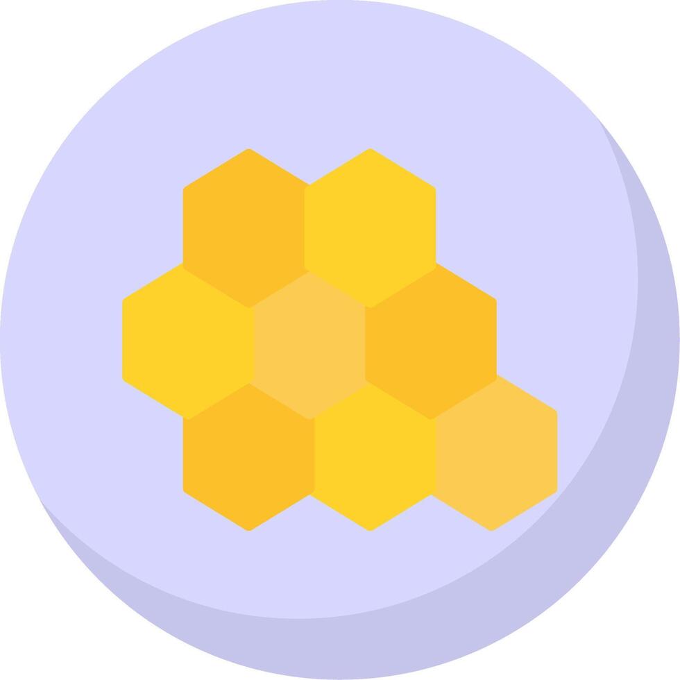 Bee Hive Flat Bubble Icon vector