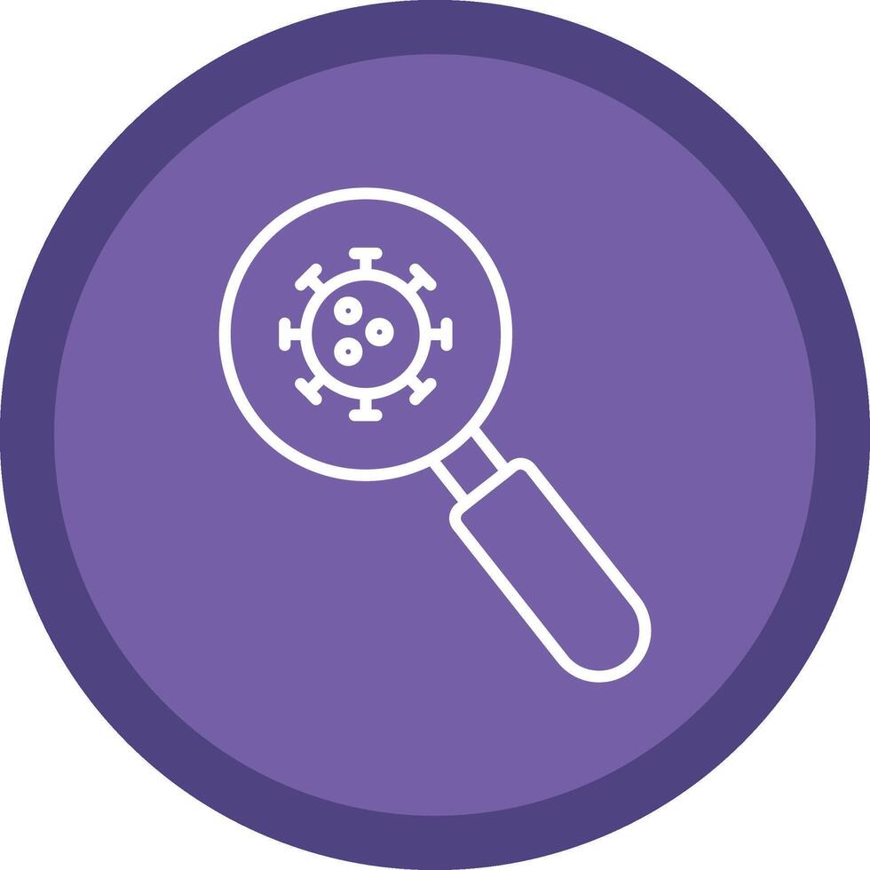 Detection Line Multi Circle Icon vector