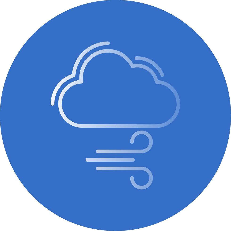 Breezy Flat Bubble Icon vector