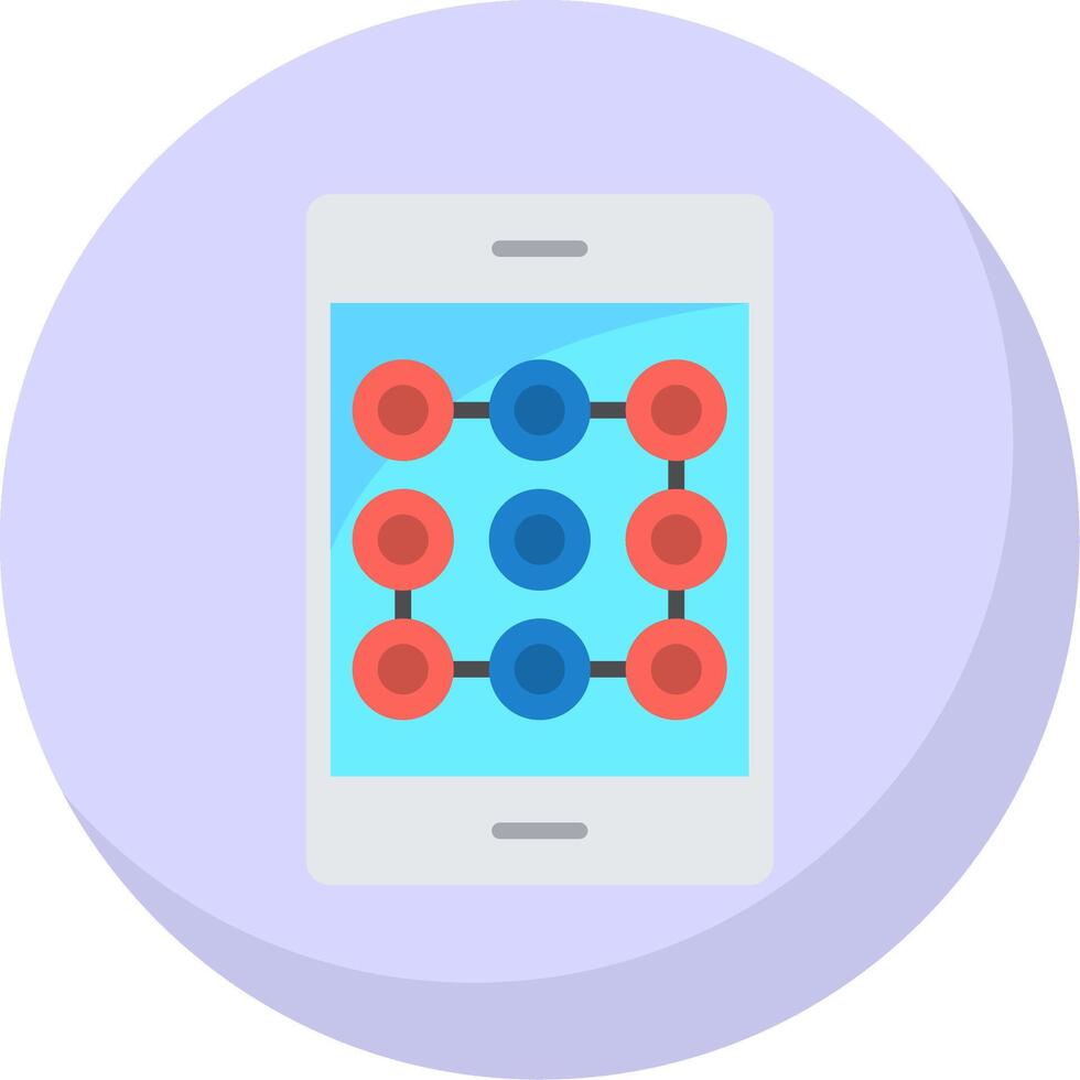 Lock Pattern Flat Bubble Icon 44083568 Vector Art at Vecteezy