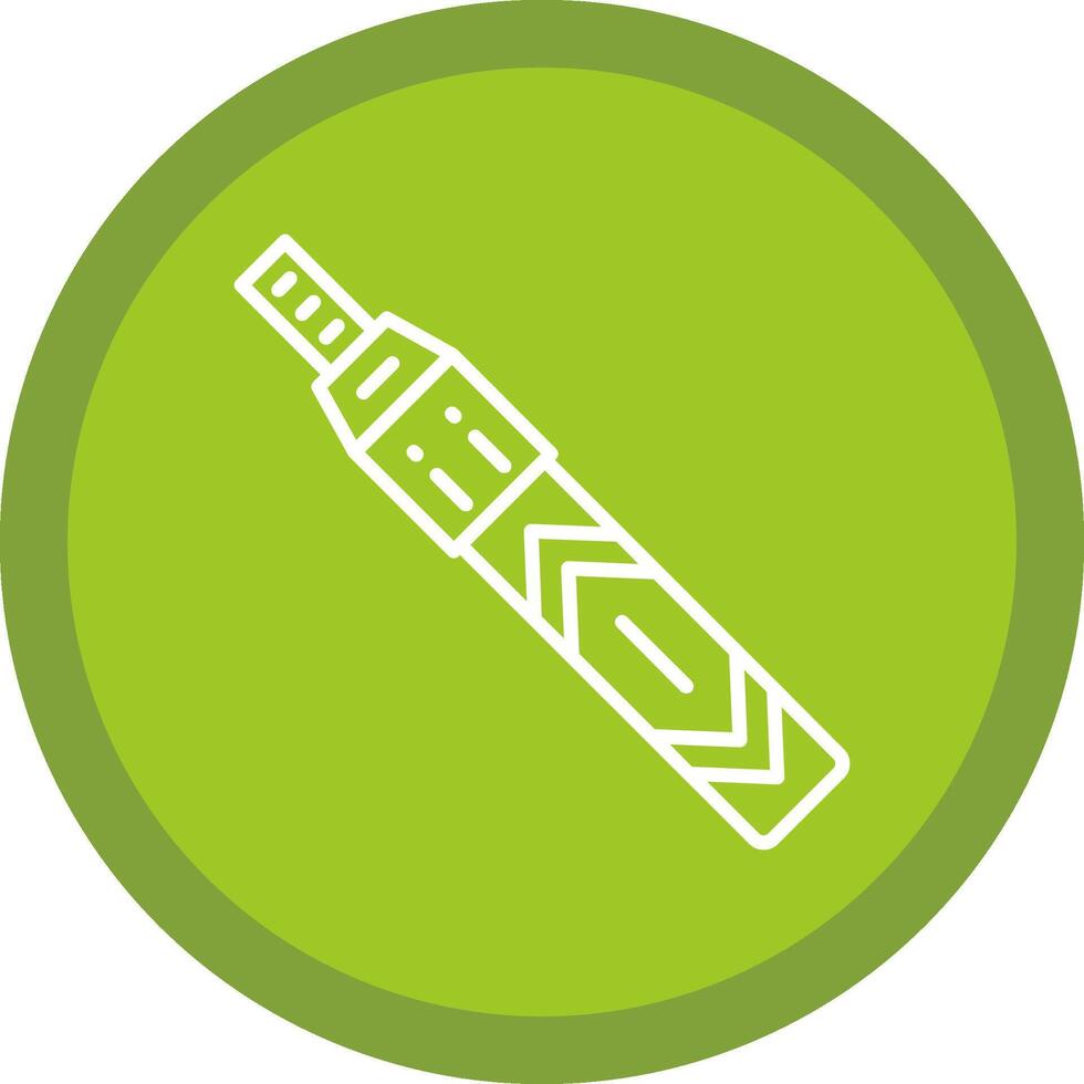 Corrector Line Multi Circle Icon vector