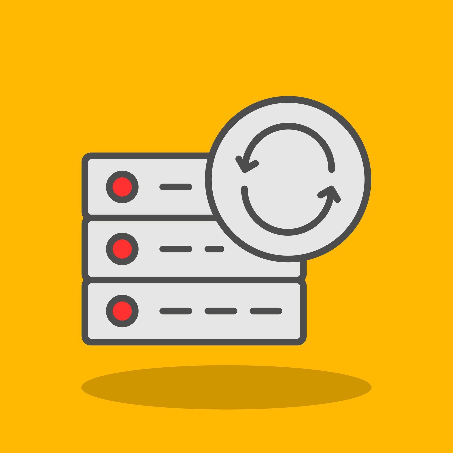 Data Synchronization Filled Shadow Icon 44083617 Vector Art at Vecteezy