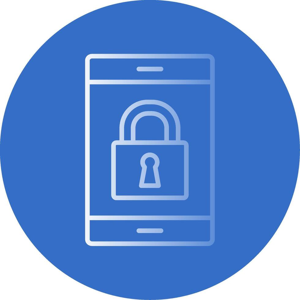 Smartphone Flat Bubble Icon vector