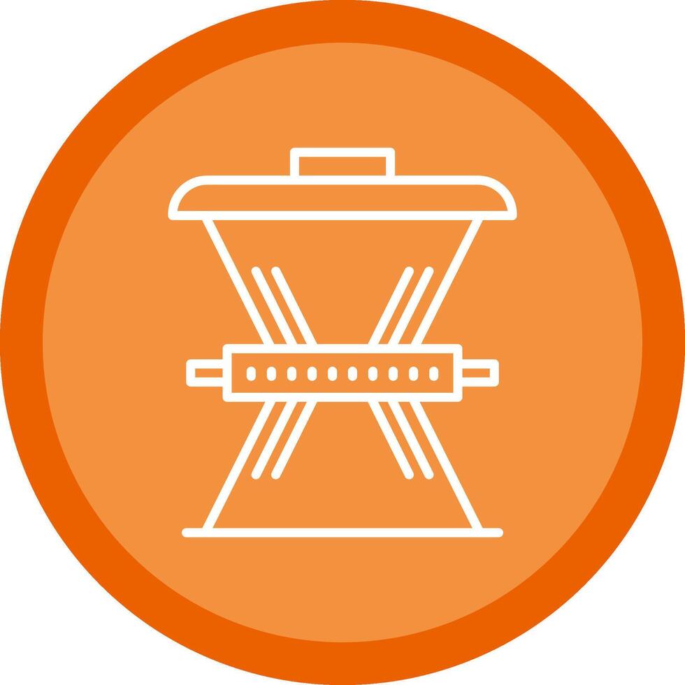 Waste Reduction Line Multi Circle Icon vector