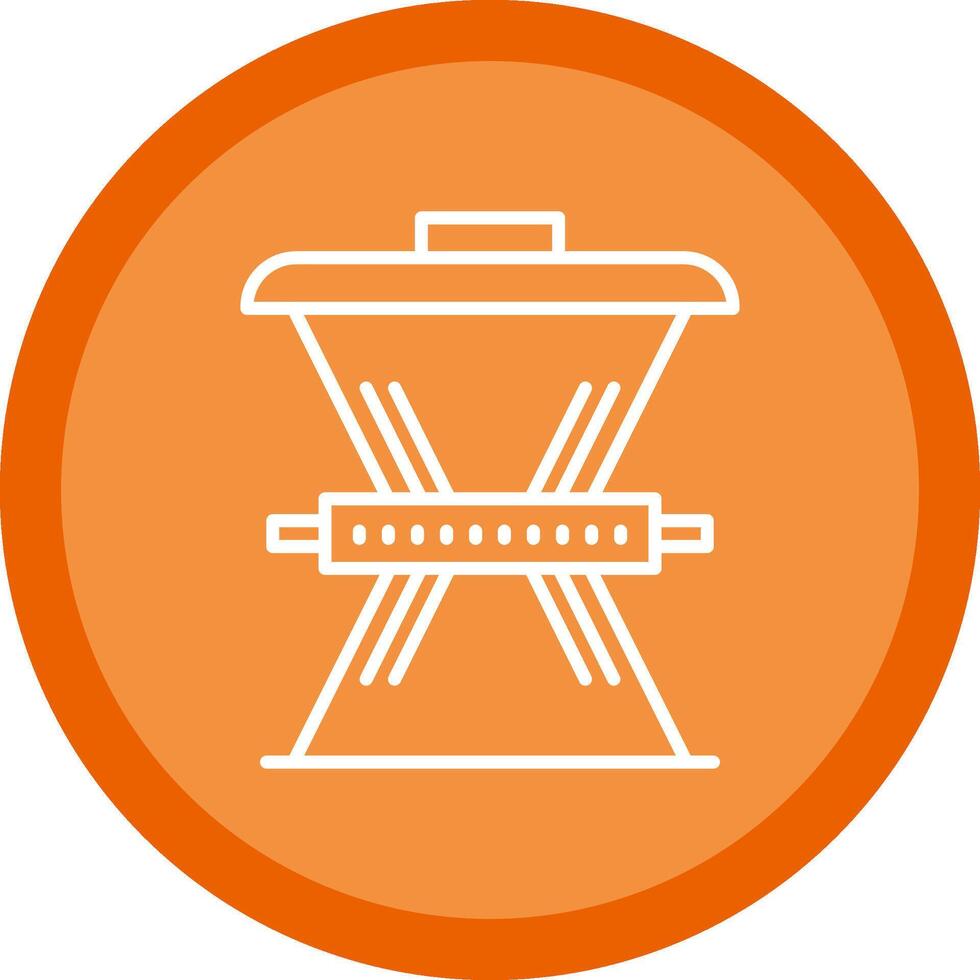 Waste Reduction Line Multi Circle Icon vector