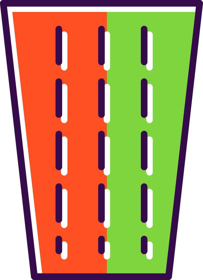 Road filled Design Icon vector