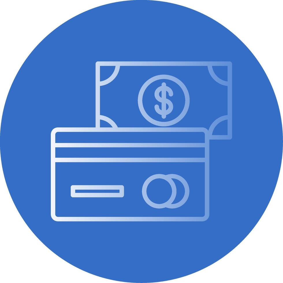 Payment Methods Flat Bubble Icon vector