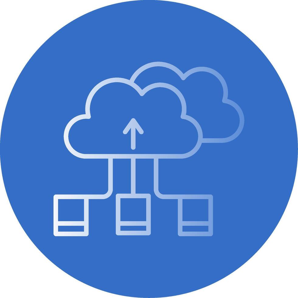 Cloud Storage Flat Bubble Icon 44084433 Vector Art at Vecteezy