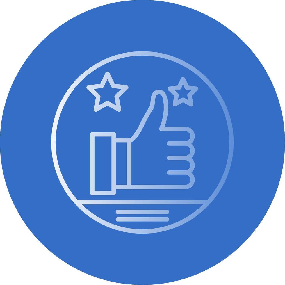 Appreciation Flat Bubble Icon vector