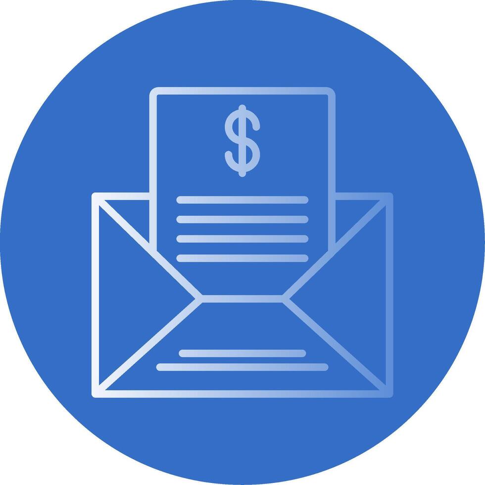 Mailing Lists Flat Bubble Icon vector