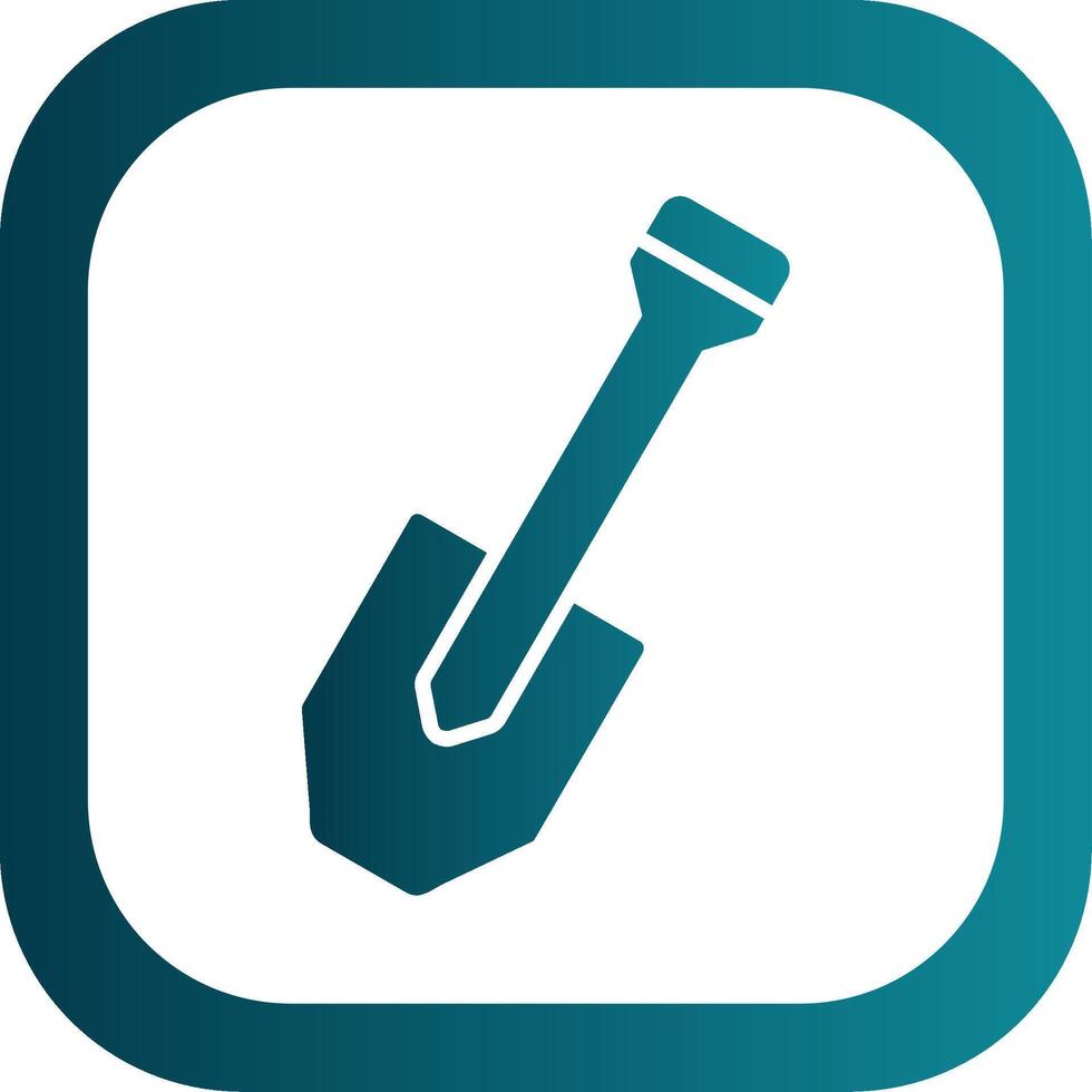 Spade Filled Yellow Icon vector