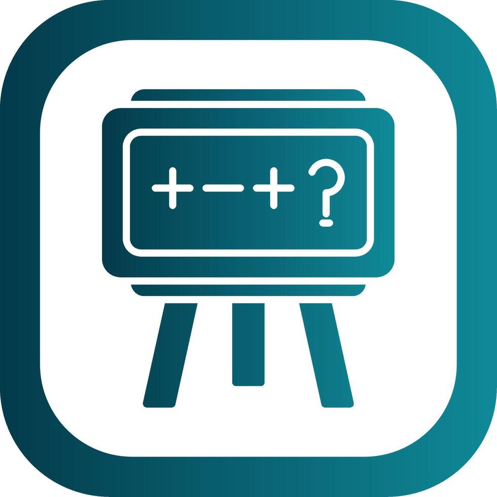 Theory Filled Yellow Icon vector