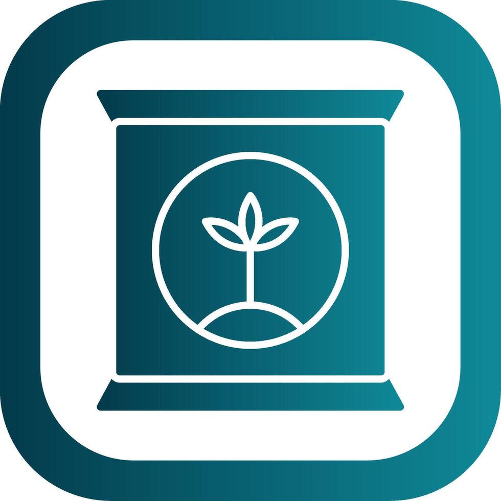 Fertilizer Filled Yellow Icon vector