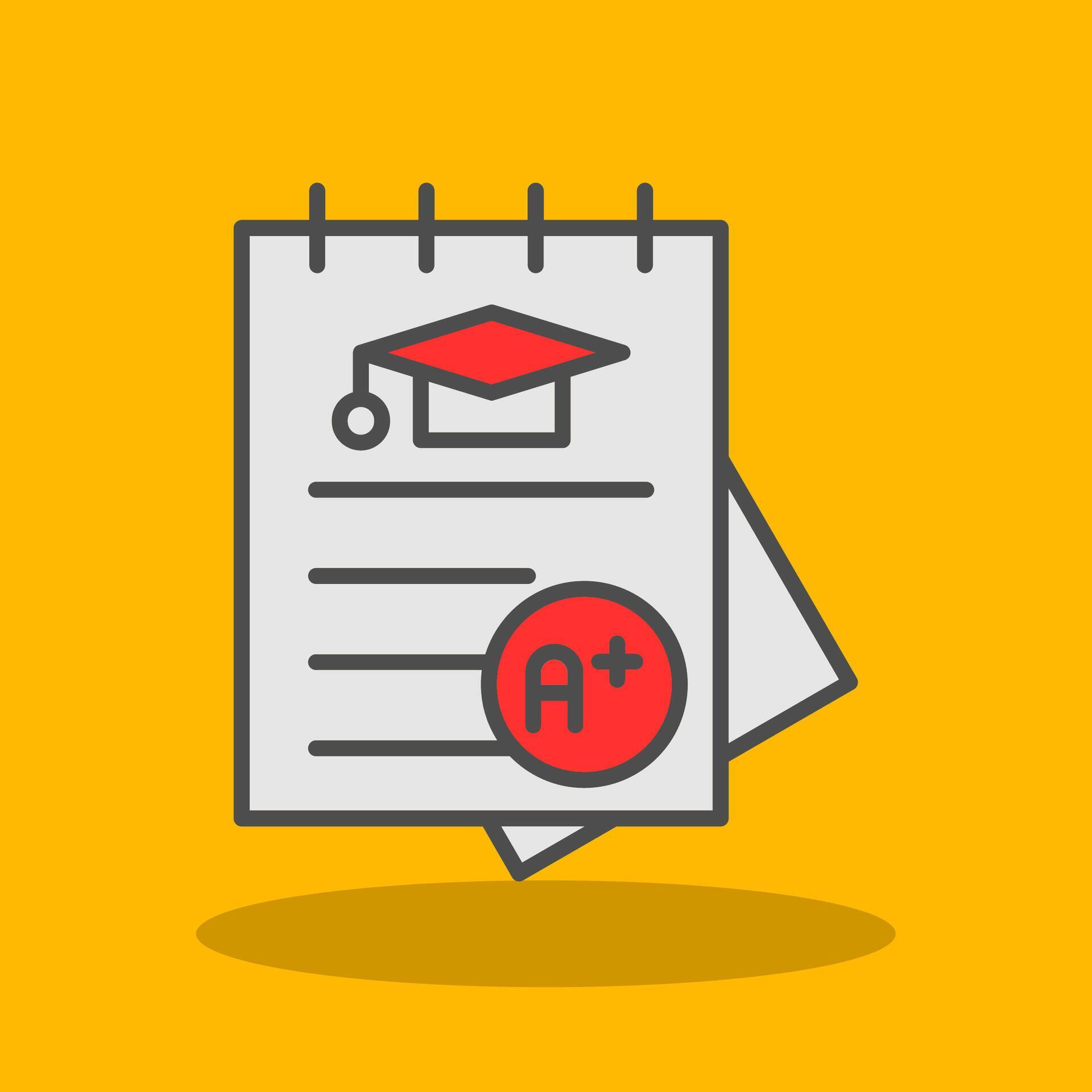 Assignment Filled Shadow Icon 44085592 Vector Art at Vecteezy