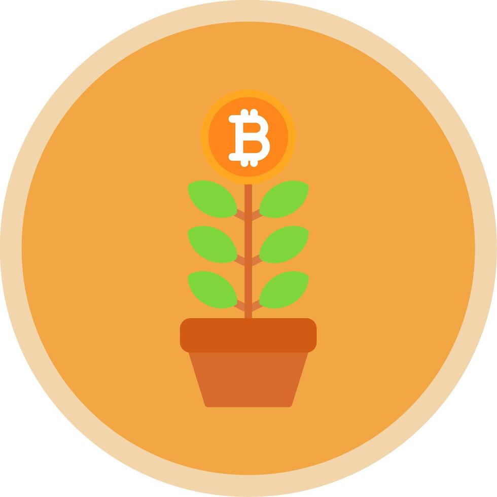 Investment Investment Flat Multi Circle Icon vector