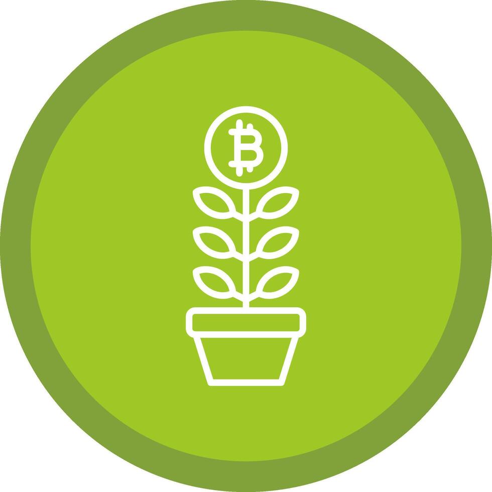 Investment Investment Line Multi Circle Icon vector