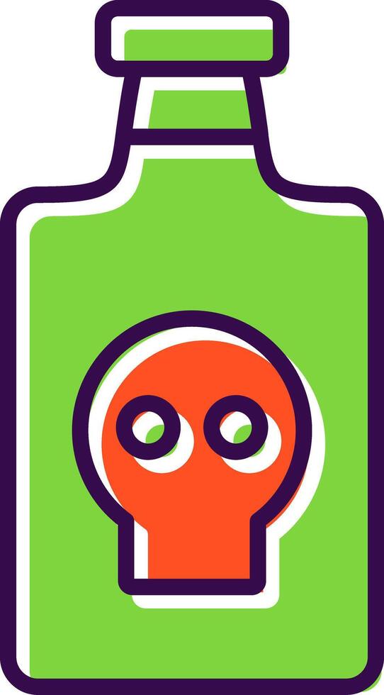 Poison filled Design Icon vector