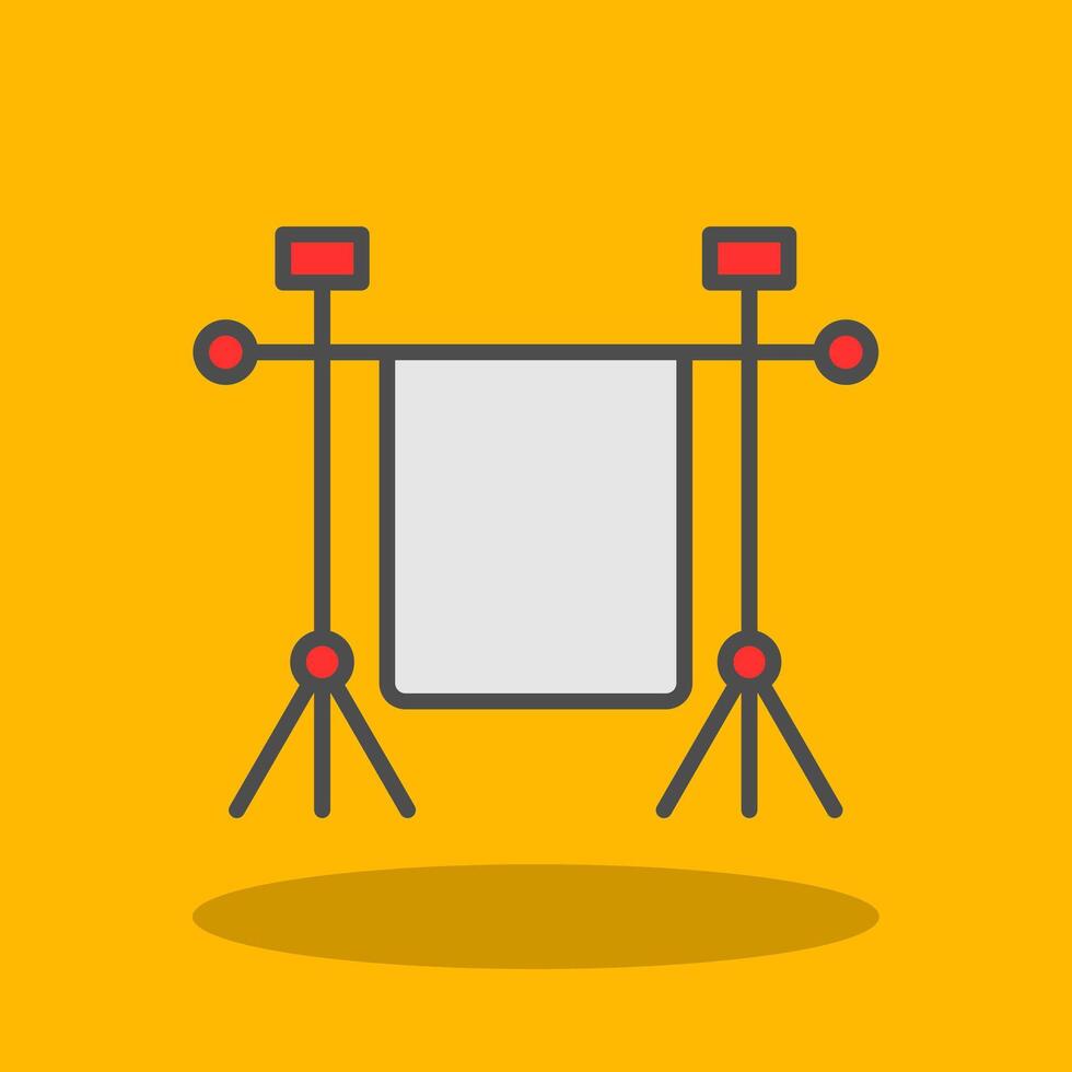 Chroma Filled Shadow Icon vector