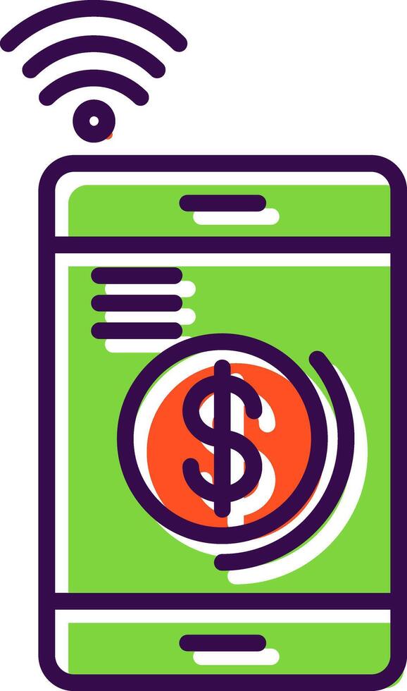 Payment Methods filled Design Icon vector
