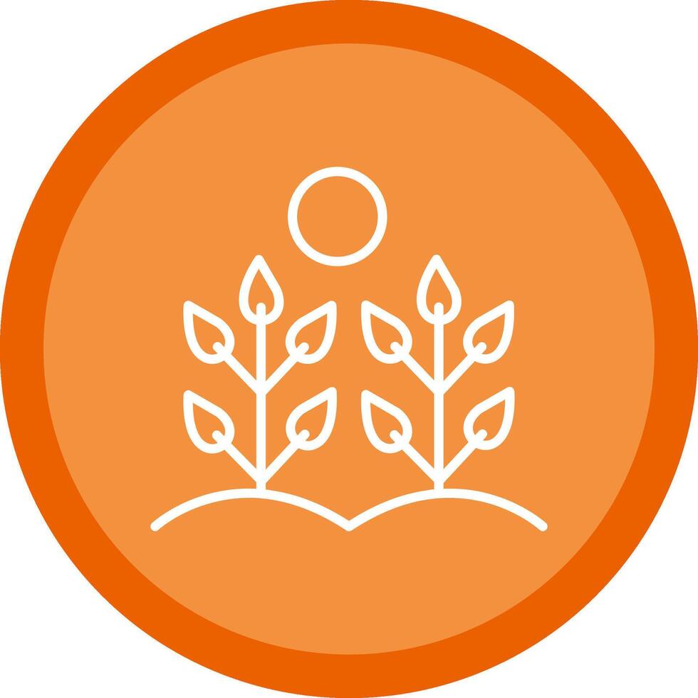 Agricultural Automationc Line Multi Circle Icon vector