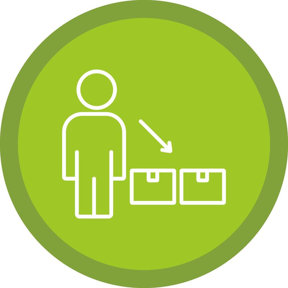 Your Product Line Multi Circle Icon vector